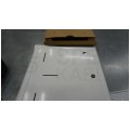 OUTLET Szafka multimedialna lokalowa 340x400x75mm biała podtynkowa NEKU