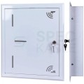 OUTLET Szafka multimedialna lokalowa 340x400x75mm biała podtynkowa NEKU