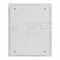 OUTLET Szafka multimedialna lokalowa 340x400x75mm biała podtynkowa SDOM-P-1
