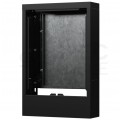OUTLET Szafka natynkowa ORN-1 do montażu rozdzielacza hydraulicznego na 4 obwody grzewcze 385x121x580mm czarna