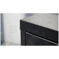 OUTLET Szafka natynkowa ORN-4 do montażu rozdzielacza hydraulicznego na 10 obwodów grzewczych 760x121x580mm czarna