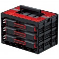 OUTLET Szafka z 3x organizer z przegrodami na narzędzia i akcesoria 390x284x60mm Kistenberg TAGERCASE 40
