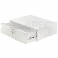 OUTLET Szuflada do szafy RACK 19" 3U 330mm szara