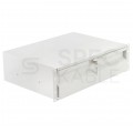 OUTLET Szuflada do szafy RACK 19" 3U 330mm szara