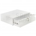 OUTLET Szuflada do szafy RACK 19" 3U 330mm szara