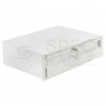 OUTLET Szuflada do szafy RACK 19" 3U 330mm szara