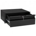OUTLET Szuflada do szafy RACK 19" 4U 330mm czarna