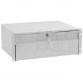 OUTLET Szuflada do szafy RACK 19" 4U 330mm szara
