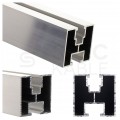 OUTLET Szyna montażowa aluminiowa profil 40x40mm 2070mm do paneli PV