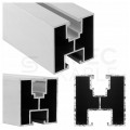 OUTLET Szyna montażowa aluminiowa profil 40x40mm 2070mm do paneli PV