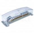 OUTLET Szyna wyrównująca potencjał 7x16+1x50mm2+ bednarka z przezroczystą pokrywą PAWBOL