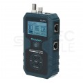 OUTLET Tester kabli sieciowych RJ45 + BNC PREMIUM z funkcją Lokalizatora Par, pomiaru PoE i długości przewodu FORSCHER FS8114