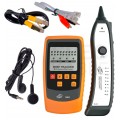 OUTLET Tester kabli sieciowych RJ45 RJ11 z diodami LED Szukacz par przewodów lokalizator "Wire Tracker" GM62 BENETECH