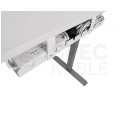 OUTLET Uchwyt kablowy organizer kabli biały Spacetronik ERGOLINE