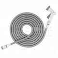 OUTLET Wąż ogrodowy 3/4" rozciągliwy szary 5-15m + złączki + zraszacz pistoletowy wielofunkcyjny Komplet zraszający Secret Hose BRADAS