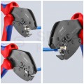 OUTLET Zaciskarka Praska do końcówek kablowych 0,25-10mm2 z magazynkiem + 5 wymiennych matryc MultiCrimp KNIPEX 97 33 02