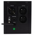 OUTLET Zasilacz awaryjny Micro UPS 900W / 1500VA AVR + 2x akumulator AGM 9Ah VOLT