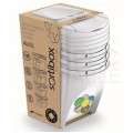 OUTLET Zestaw 4 koszy do segregacji odpadów 392x293x518mm 25L Sortibox SET4 Prosperplast