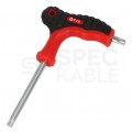 OUTLET Zestaw kluczy TORX typ T 10 szt. (T9-T50) + stojak MAR-POL