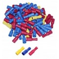 OUTLET Zestaw konektorów izolowanych 0,5-6,0mm2 MIX końcówek kablowych ADELID 600szt w pudełku