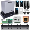 OUTLET Zestaw napęd automatyczny do bram przesuwnych FAAC DELTA 2 740 PREMIUM (napęd z centralą i enkoderem + 3x pilot + moduł Wi-Fi + moduł radiowy + fotokomórki + lampa LED + 5x listwa zębata poliamidowa + akcesoria)