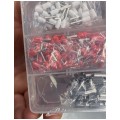 OUTLET Zestaw tulejek kablowych izolowanych HI / TE DIN 0,5-4,0mm2 600szt w pudełku ADELID