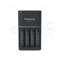 Panasonic Zestaw Ładowarka akumulatorów 4x Ni-MH (R6 AA / R03 AAA) Panasonic Eneloop BQ-CC55 z 4 akumulatorami Eneloop Pro Ni-MH [R6 AA] 2500mAh