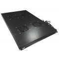 Panel 4x wentylatory RACK 19" dachowy czarny ALANTEC