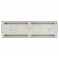Panel dystrybucji napięć RACK 19" 3U szyna montażowa TS35 TH35 szary