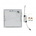 Panel LED SMD 18W 1400lm 2700K IP20 podtynkowa biały barwa WW biała ciepła VT-1807SQ-N V-TAC