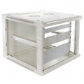 Panel maskujacy do szafy RACK 10" 1U szary