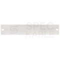 Panel maskujacy do szafy RACK 10" 1U szary