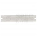 Panel maskujacy do szafy RACK 10" 1U szary