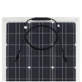 Panel solarny elastyczny Flex PV monokrystaliczny Bateria słoneczna 18V 100W turystyczna do kamperów + 2x przewód MC4 0,9m