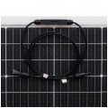 Panel solarny elastyczny Flex PV monokrystaliczny Bateria słoneczna 18V 140W turystyczna do kamperów + 2x przewód MC4 0,9m