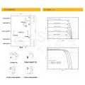 Panel solarny fotowoltaiczny monokrystaliczny 430W Half Cut Silver IP68 430W AU430-27V-MH (12 lat gwarancji)