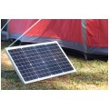 Panel solarny PV polikrystaliczny Bateria słoneczna 18V 140W turystyczna do kamperów + 2x przewód MC4 0,9m