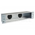 Patch panel pusty RACK 10" 1U na osprzęt 45x45 aluminiowy Alantec