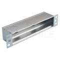 Patch panel pusty RACK 10" 1U na osprzęt 45x45 aluminiowy Alantec