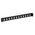 Patch panel pusty RACK 19" 1U 12xSC duplex czarny