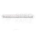 Patch panel pusty RACK 19" 1U na 24 moduły keystone szary STP DIGITUS