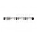 Patch panel pusty RACK 19" 1U na 48 moduły keystone czarny FTP LANBERG