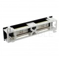 Patch panel RACK 10" kat.6 12p UTP naścienny 1U czarny