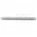 Patch panel RACK 19" 24 porty typu F 1U szary LANBERG
