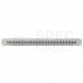 Patch panel RACK 19" 24 porty typu F 1U szary LANBERG