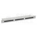 Patch panel RACK 19" kat.5e 24p UTP z półką 1U ATEL