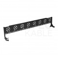 Patch panel RACK 19" kat.5e 24p UTP z półką 1U grafit DataGate+ Molex