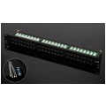 Patch panel RACK 19" kat.6 48p UTP z półką 1U ATEL