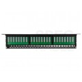 Patch panel RACK 19" kat.6 48p UTP z półką 1U ATEL