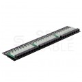 Patch panel RACK 19" kat.6 48p UTP z półką 1U NEKU